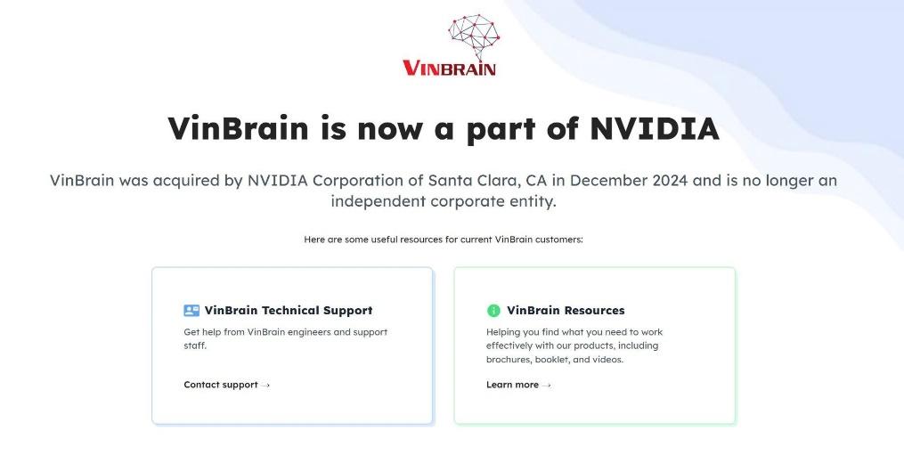 Nvidia又收购VinBrain？兄弟 3